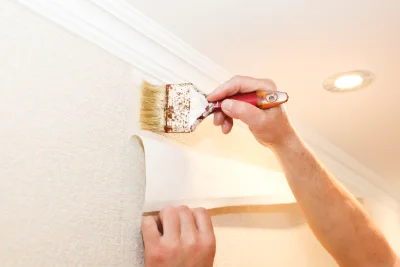 Pose de papier peint à Gougenheim — revêtements muraux et toiles de verre